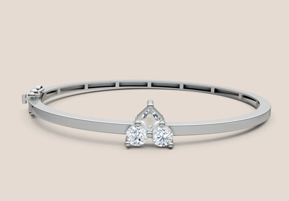 Princess Diamond Bangle