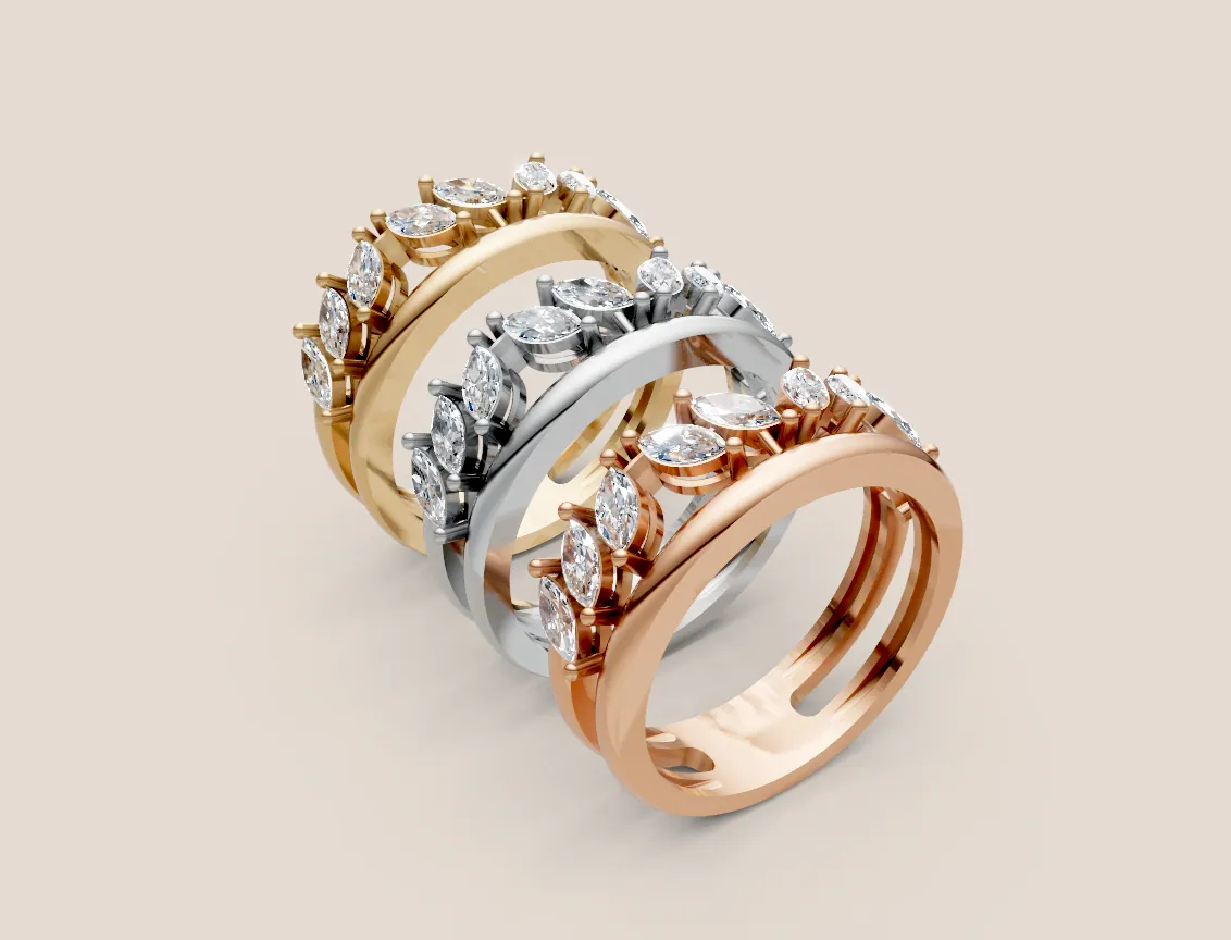 Diamond Cluster Ring R00940