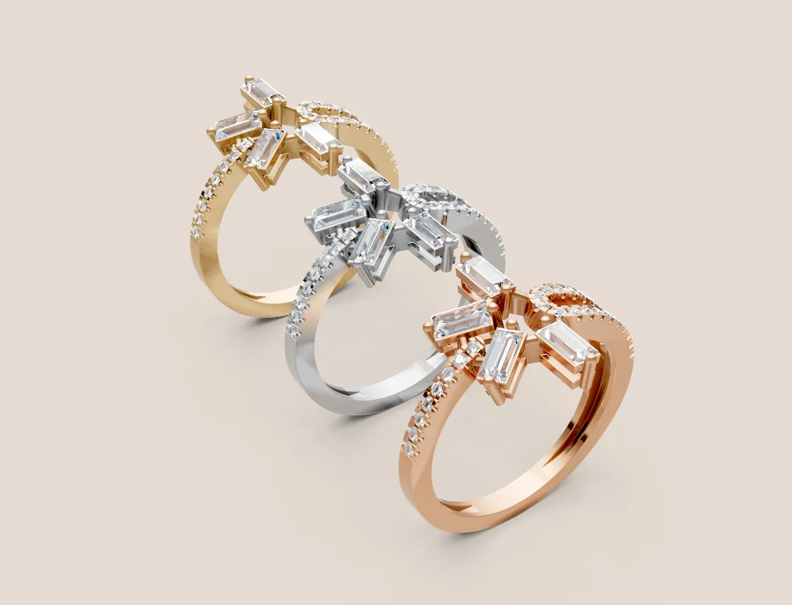 Diamond Cluster Ring R00950