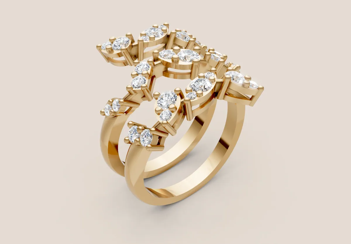 Diamond Cocktail Ring R00987
