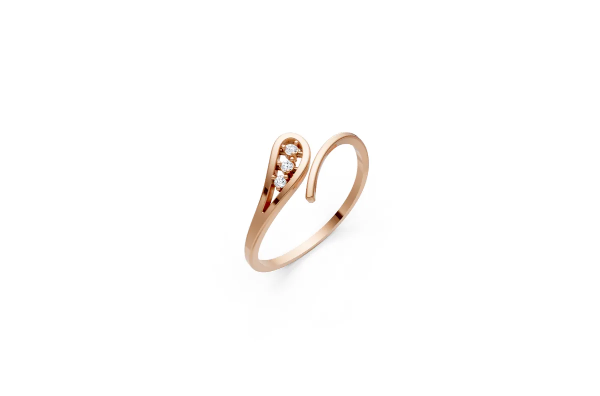 Round Diamond Ring R00806 — view 1