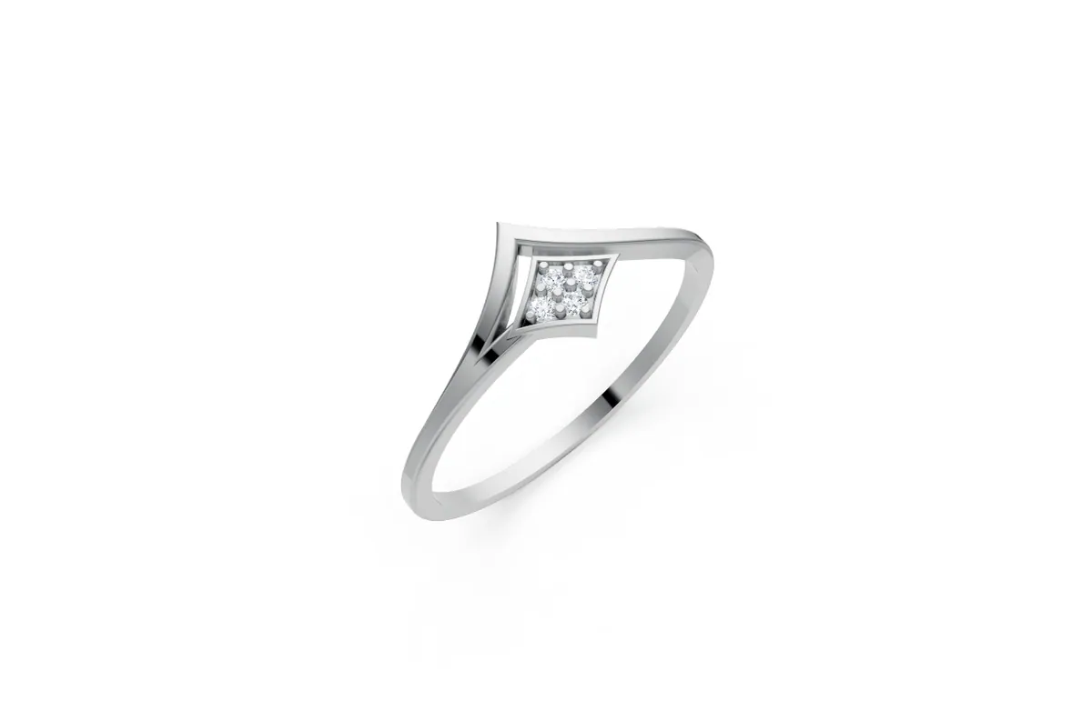Round Diamond Ring R00810 — view 1