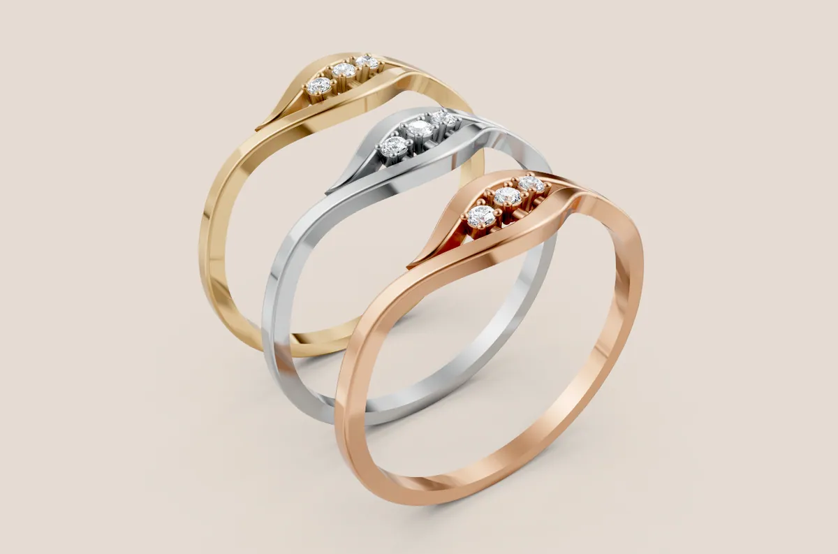 Round Diamond Ring R00835 — view 1