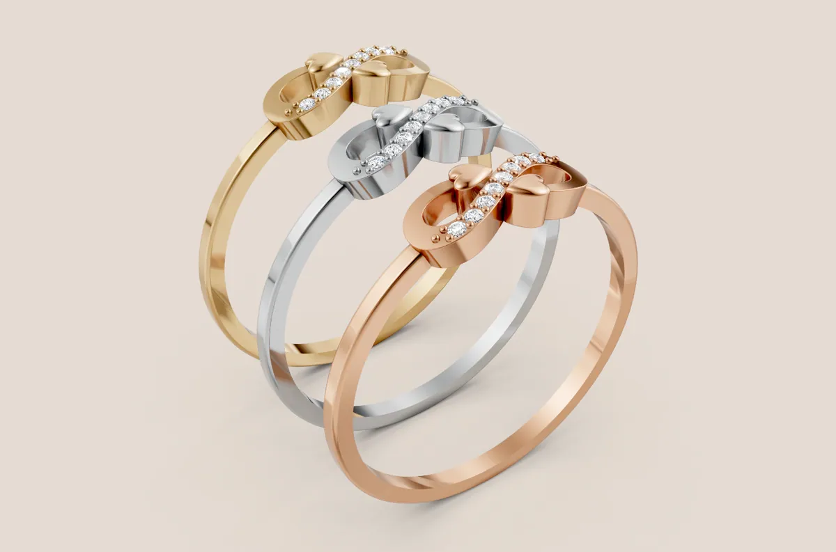 Round Diamond Ring R00836 — view 1