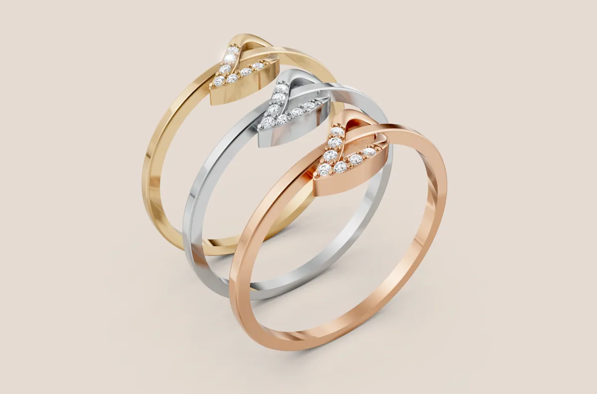 Round Diamond Ring R00862 — view 1