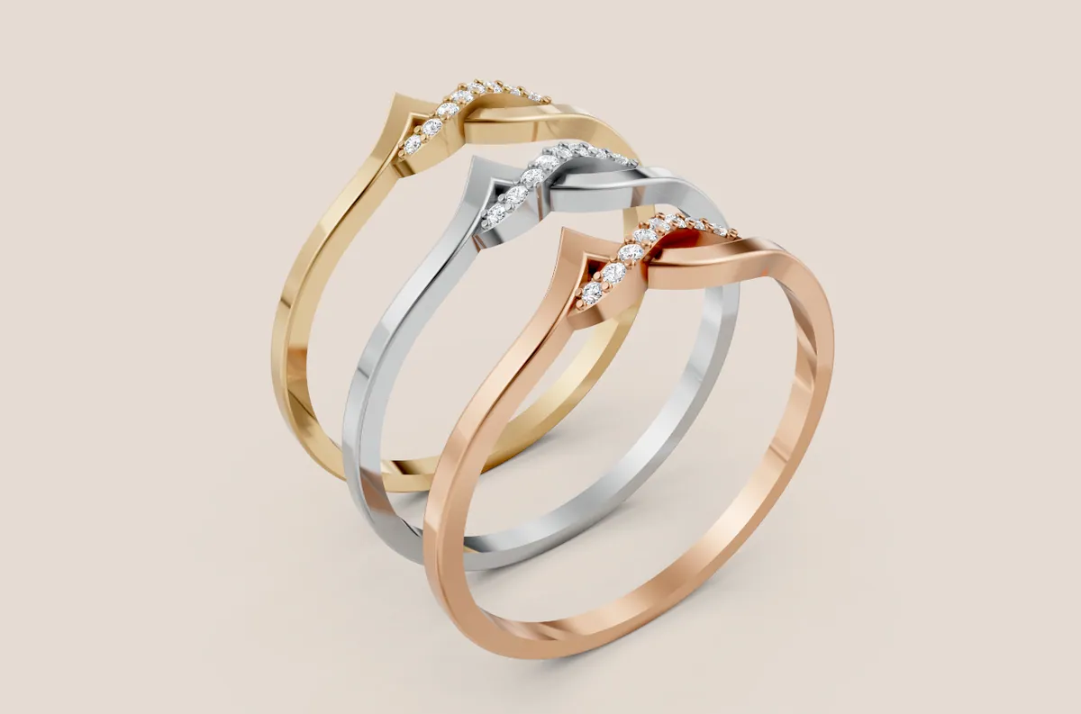 Round Diamond Ring R00863 — view 1