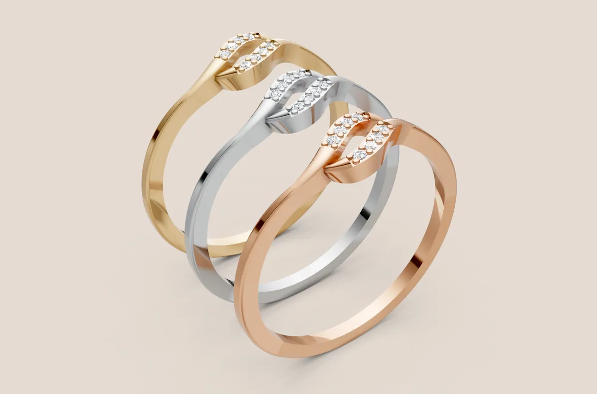 Round Diamond Ring R00870 — view 1