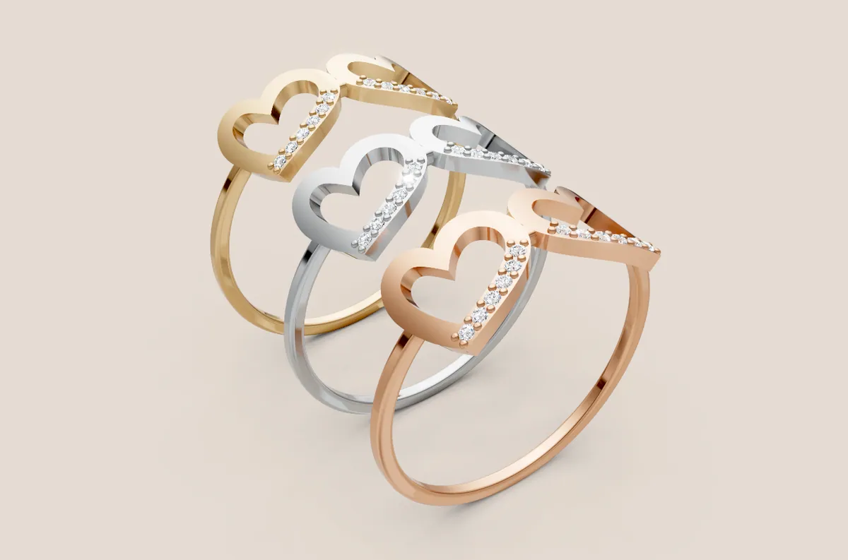 Round Diamond Ring R00874 — view 1