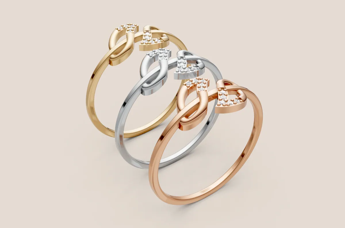 Round Diamond Ring R00883 — view 1