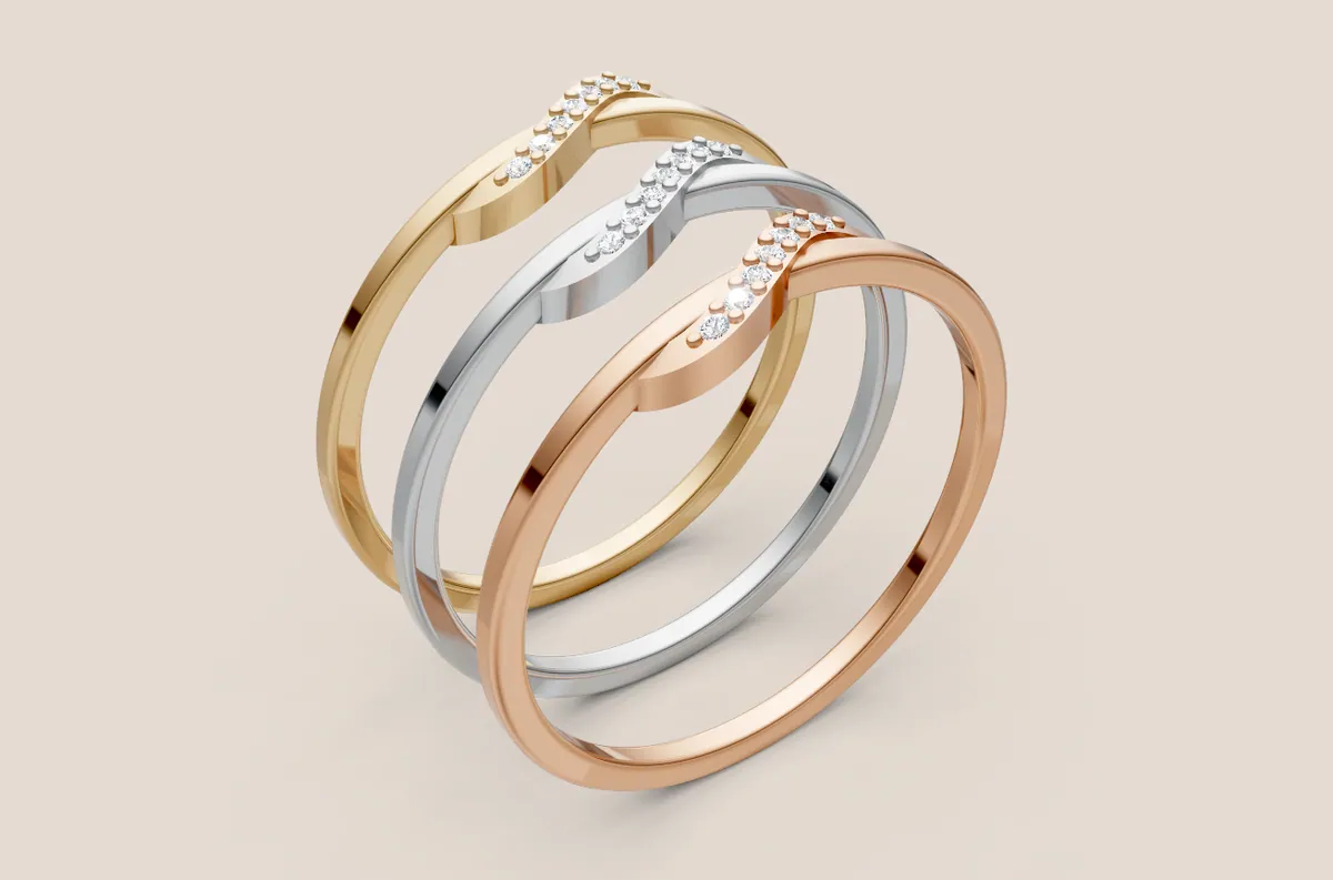 Round Diamond Ring R00892 — view 1