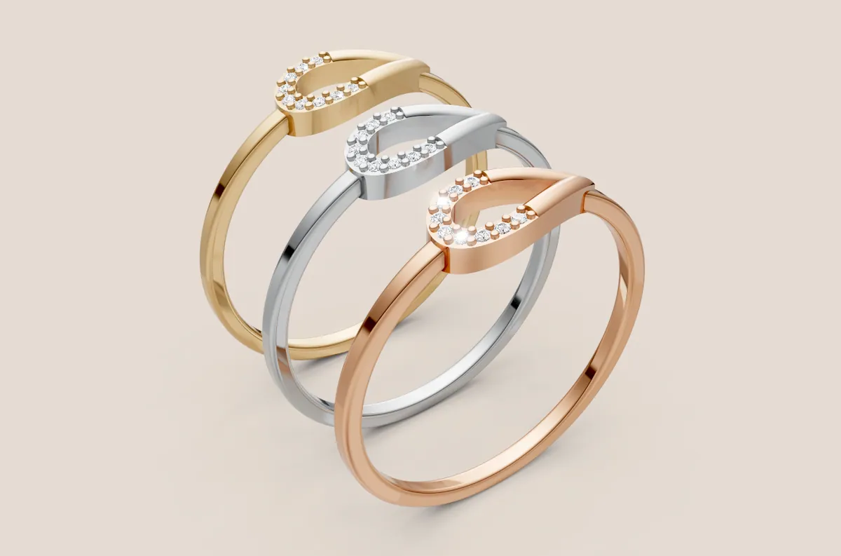 Round Diamond Ring R00893 — view 1