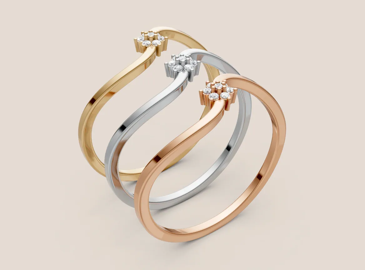 Round Diamond Ring R00906 — view 1