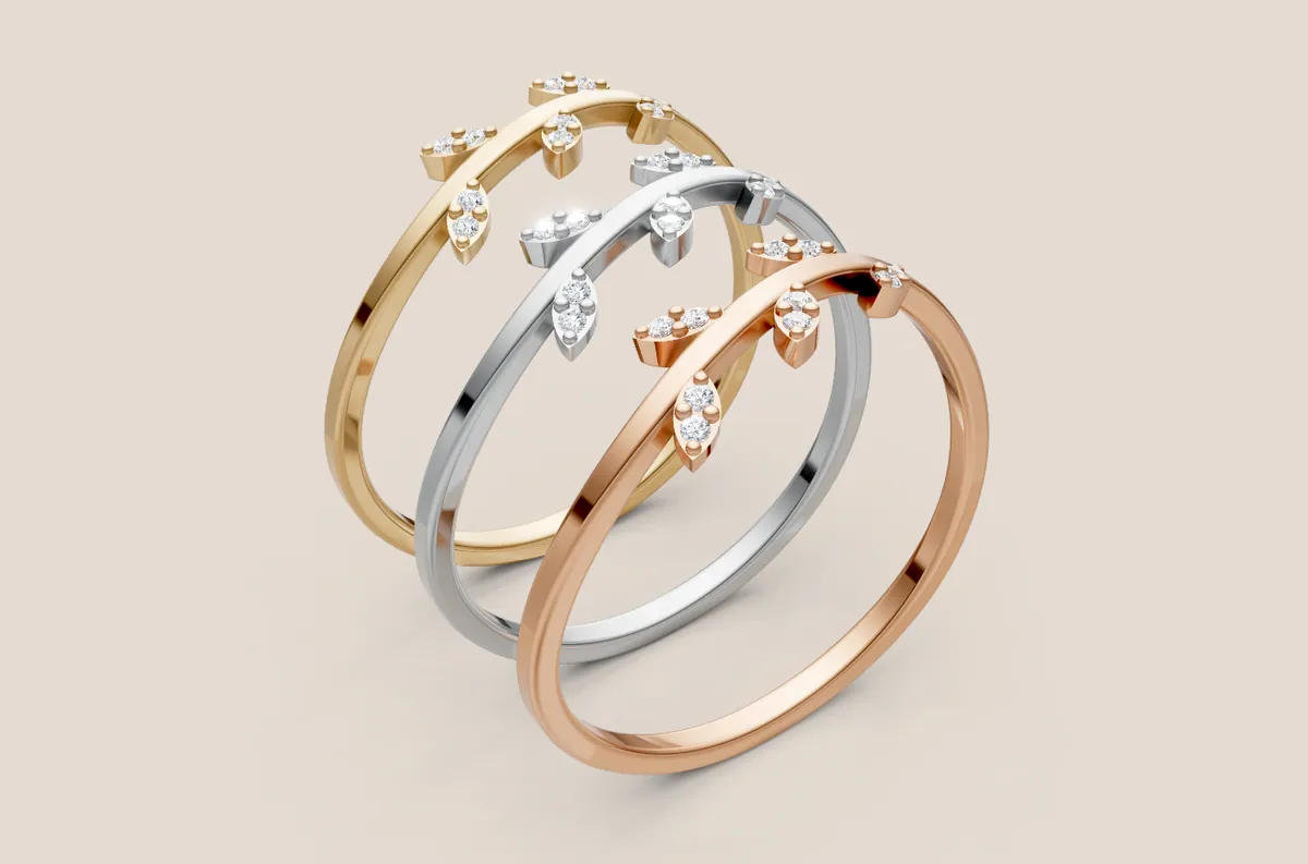 Round Diamond Ring R00907 — view 1