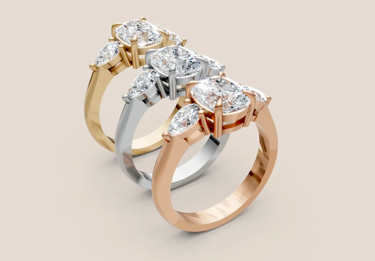 Trilogy Diamond Ring 1 — view 1