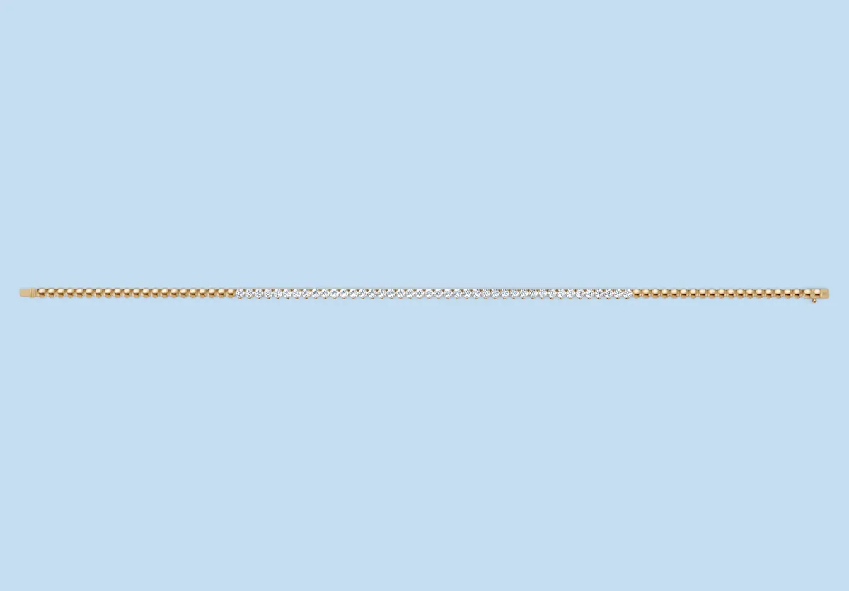 3-Prong Half Classic Necklace — 18K gold necklace by RUT GOLD