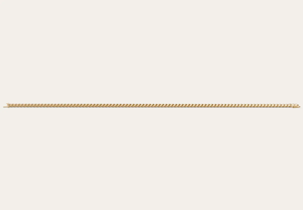 Diamond Cuban Necklace — 18K gold necklace by RUT GOLD