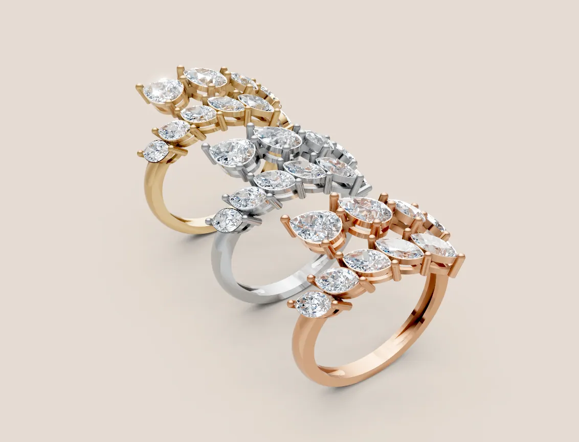 Fleur Marquise Ring — 18K gold ring by RUT GOLD